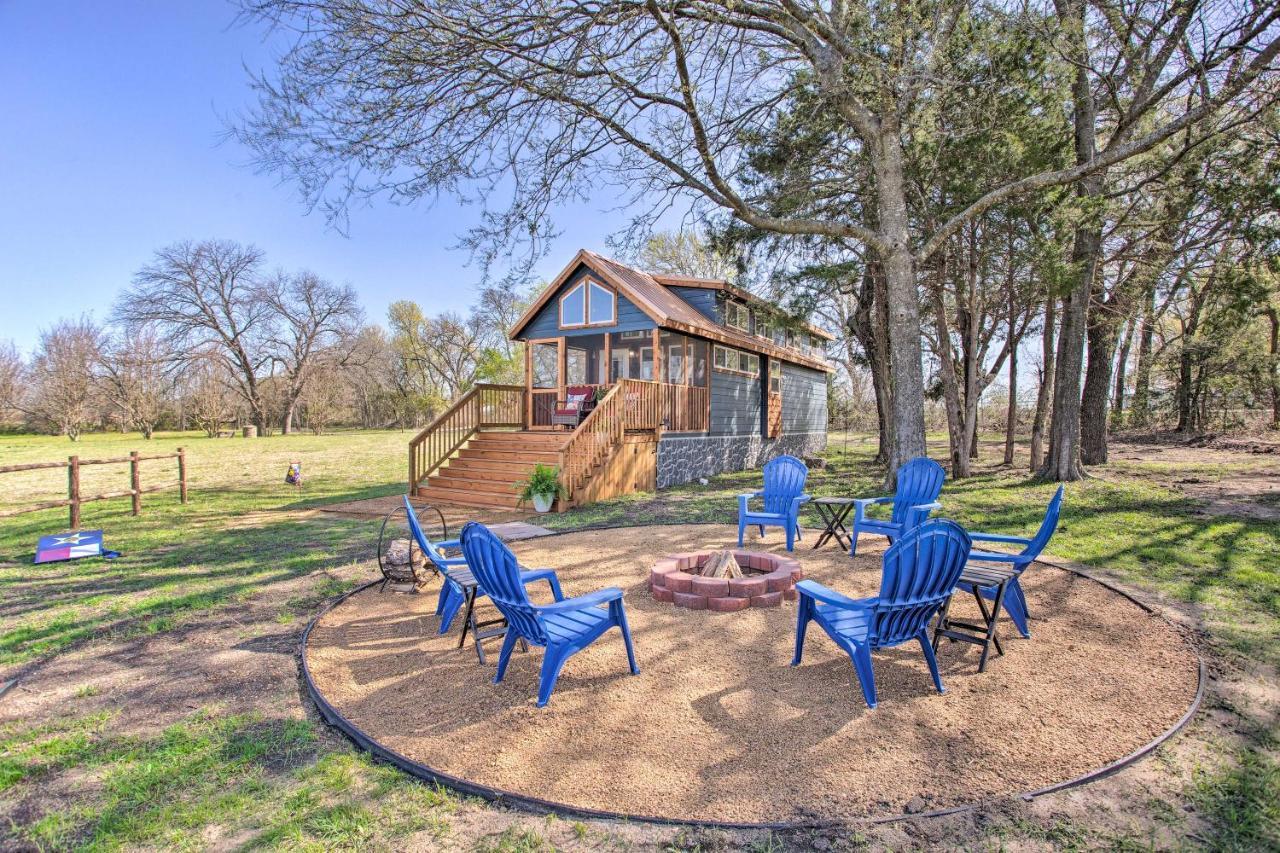 Cozy Mckinney Tiny Home With Porch And Fire Pit! Ngoại thất bức ảnh