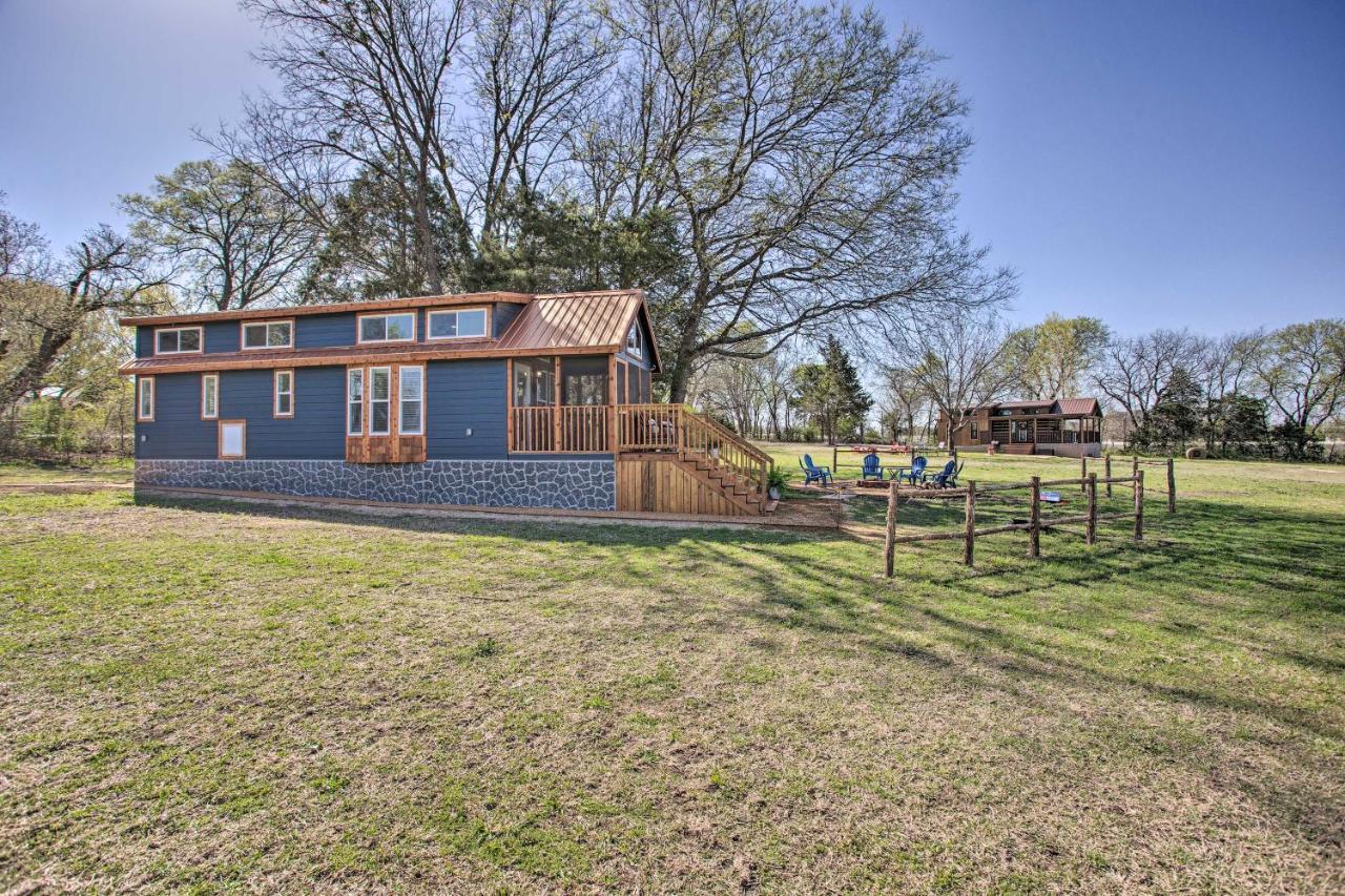 Cozy Mckinney Tiny Home With Porch And Fire Pit! Ngoại thất bức ảnh