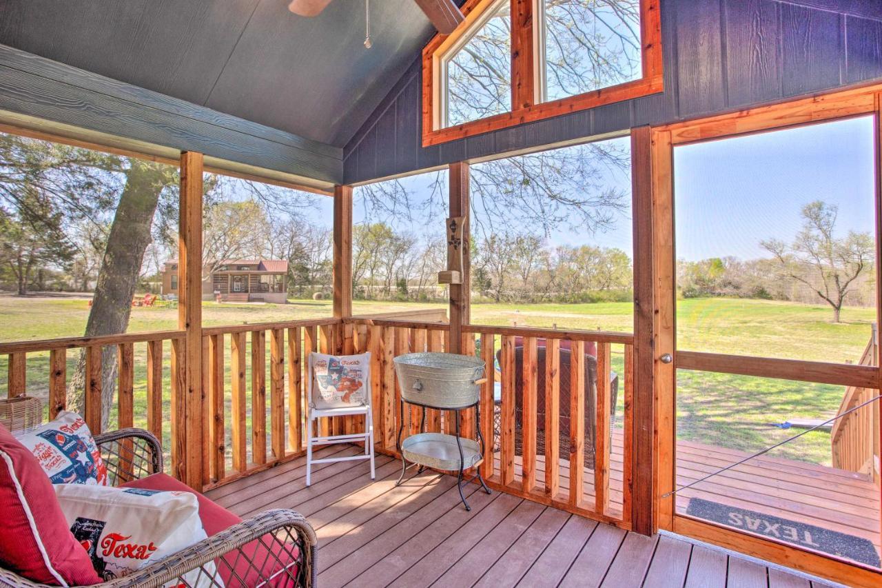 Cozy Mckinney Tiny Home With Porch And Fire Pit! Ngoại thất bức ảnh