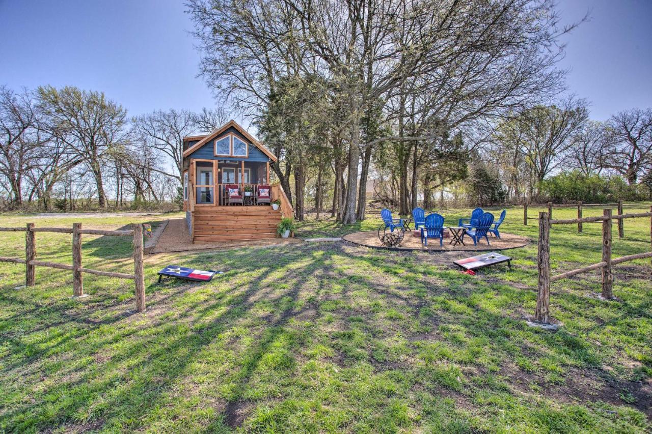 Cozy Mckinney Tiny Home With Porch And Fire Pit! Ngoại thất bức ảnh